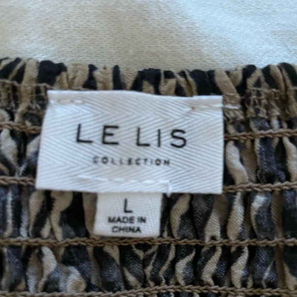 Le Lis Halter Crop Top L - Picture 5 of 5